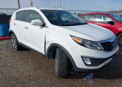 2012 Kia Sportage Ex из США, поврежденный, VIN KNDPCCA29C7243499